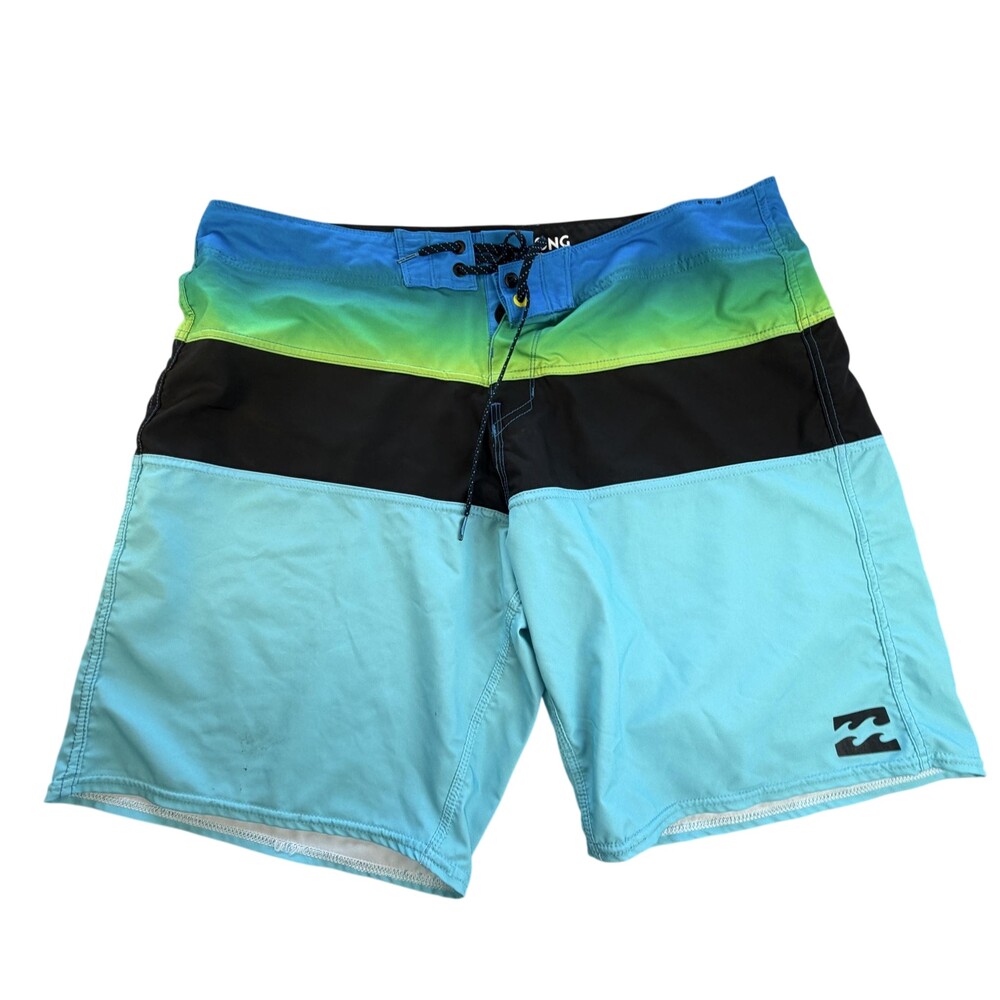 Billabong Platinum X Shorts Mens 38 Colorblock Boardshorts Swim Trunks